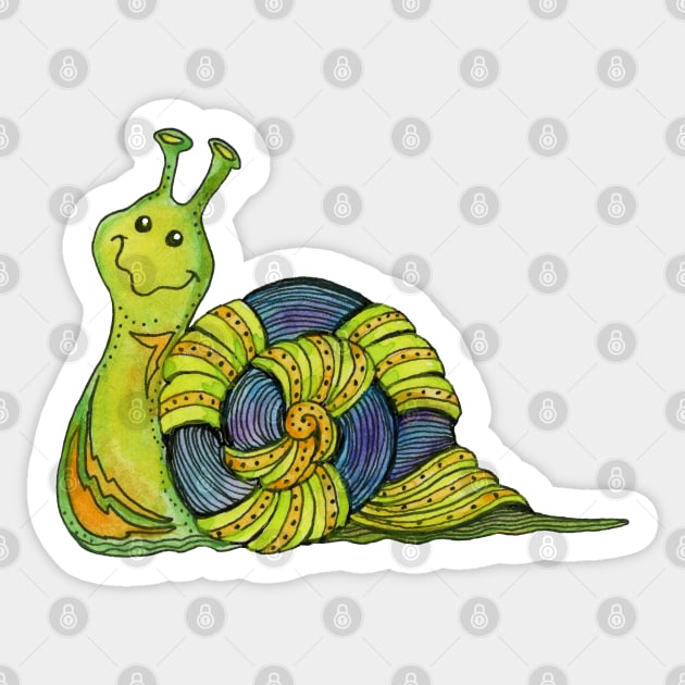 Slow Moving Snail Sticker by BonnieSales